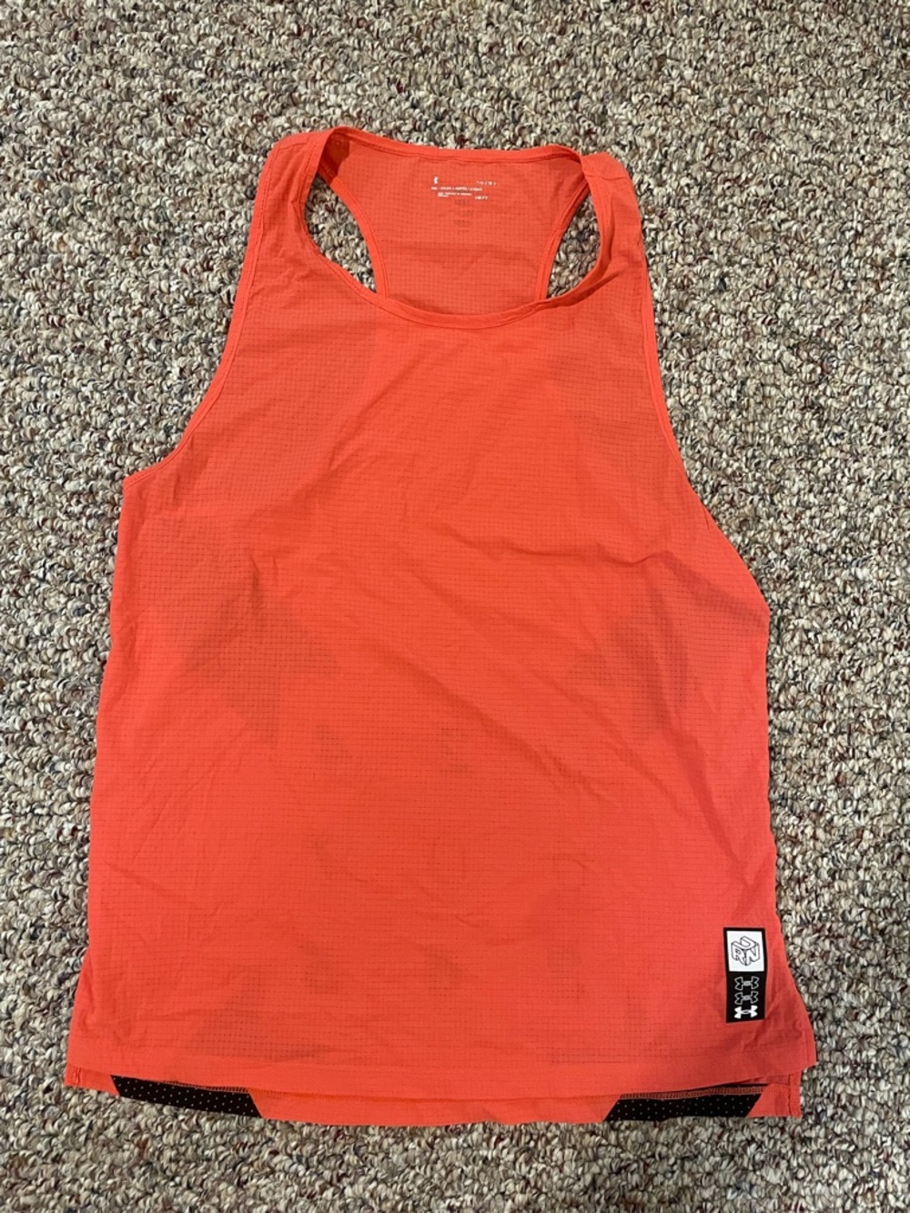 Under Armour Red Run Anywhere Singlet